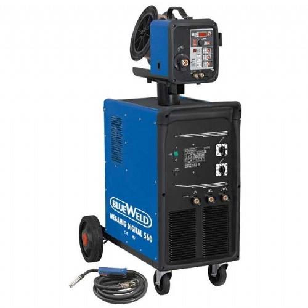 Цифровой сварочный полуавтомат Blueweld Megamig Digital 560 R.A. с водяным охладителем и механизмом подачи проволоки