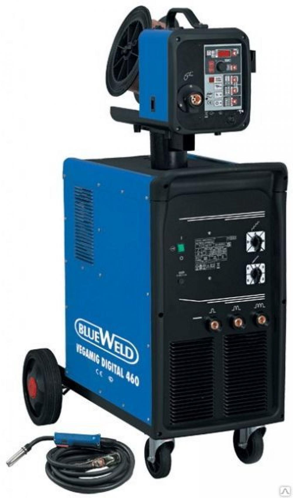 Цифровой сварочный полуавтомат Blueweld Vegamig Digital 460 R.A. с водяным охладителем и механизмом подачи проволоки